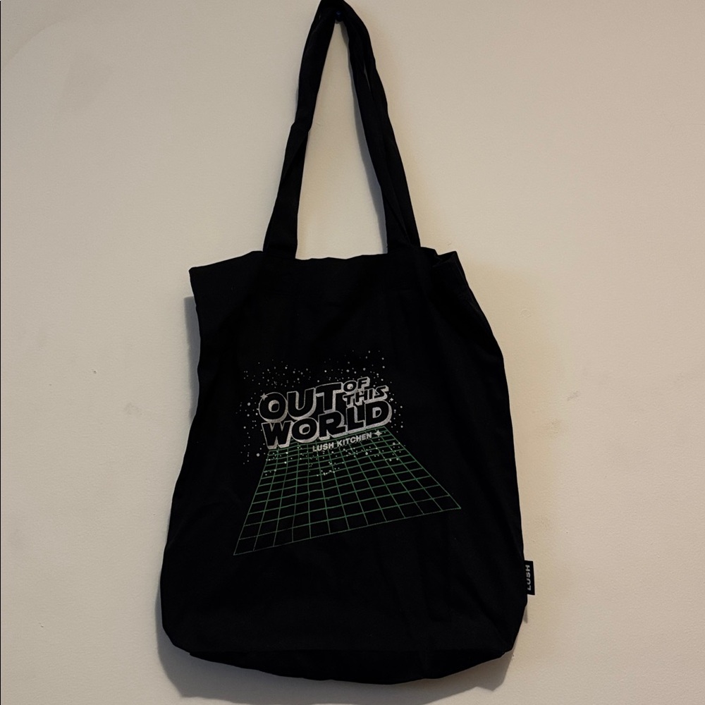 Rare! Lush Kitchen Lush Out of this World tote bag Lush Cosmetics